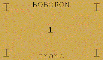 Boboron franc.