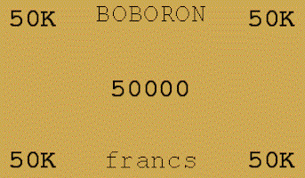 Boboron franc.